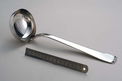 Art Deco Silver Soup Ladle
